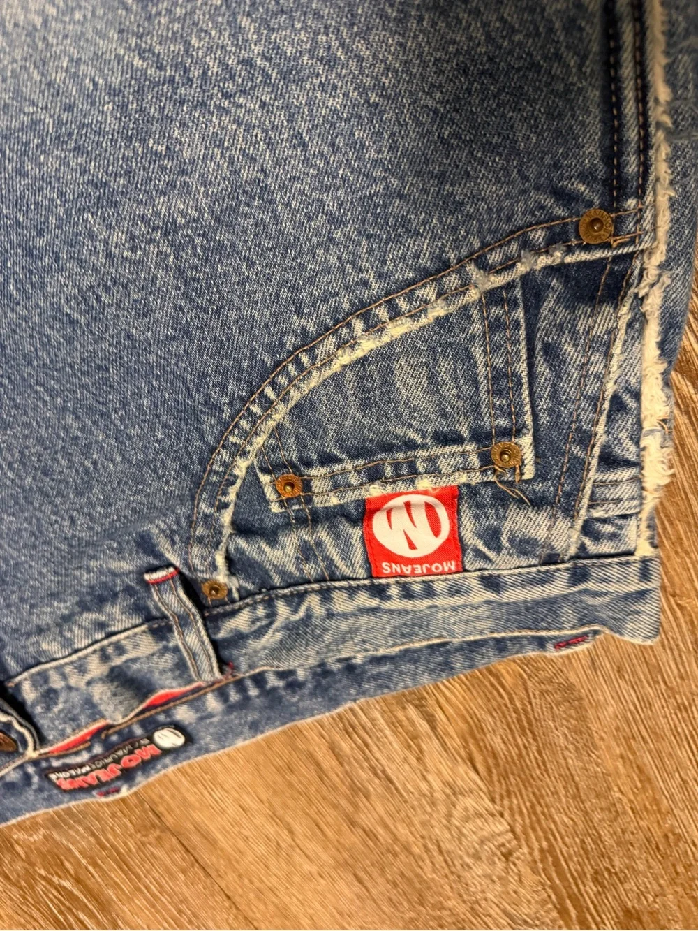 MoJeans Maurice Malone Blue Distressed Side-Trim Jeans